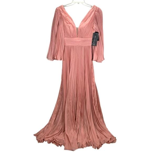 Cinderella Divine Dress Women's 6 Rose Pleated Bridesmaid Prom Formal Elegant - Picture 3 of 14